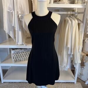 Banana Republic sz 2, Little black dress, halter style, mine, fitted, sexy #1946